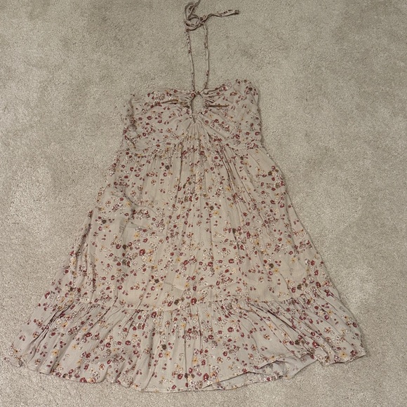 Sozy Floral Halter Dress - Picture 1 of 5